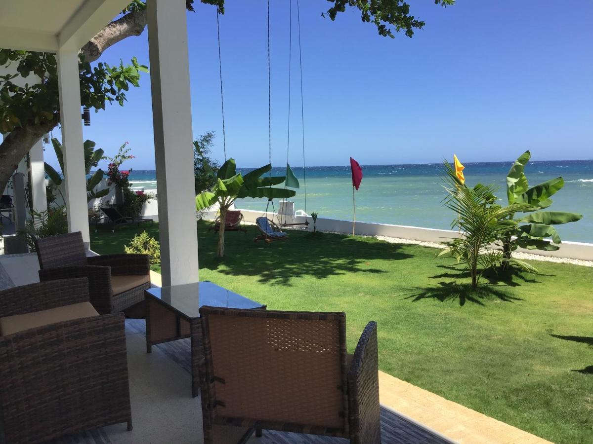 Bamboobeachvilla2 Ac New Oceanfront Pool Sunsetview Garden Kitchen Satellite Starlink Wi-Fi Димиао Экстерьер фото